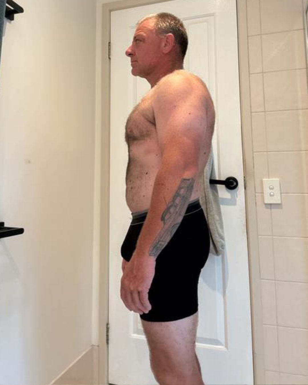 Chris Cash after losing 22 kg with TSN coaching